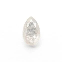 1.11 Carat Icy White Rose Cut Pear Diamond