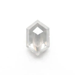 .83 Carat Icy White Double Cut Hexagon Diamond