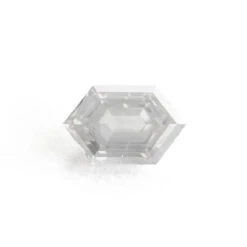 .83 Carat Icy White Double Cut Hexagon Diamond 6 .83 Carat Icy White Double Cut Hexagon Diamond -Point No Point Studio Store APC 3399