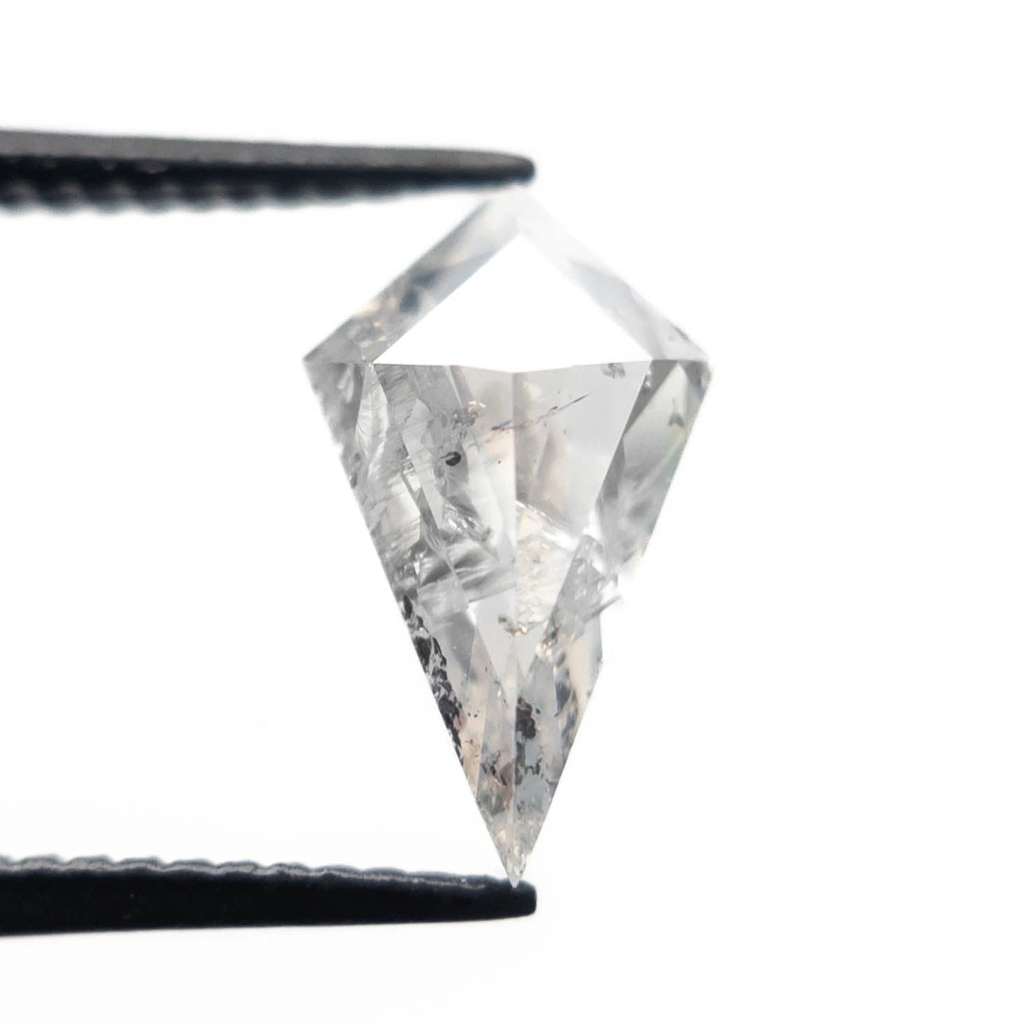 1.77 Carat Icy White Rose Cut Kite Diamond 2 1.77 Carat Icy White Rose Cut Kite Diamond - Image 2