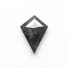 1.40 Carat Black Rose Cut Kite Diamond