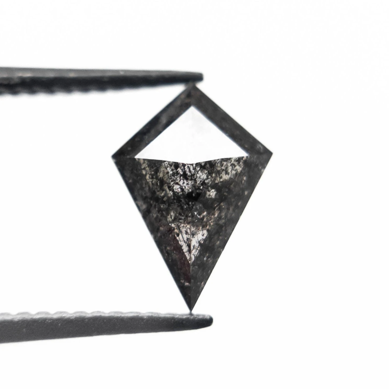 1.36 Carat Black Rose Cut Kite Diamond 2 1.36 Carat Black Rose Cut Kite Diamond - Image 2