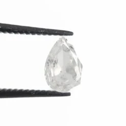 1.24 Carat Icy White Double Cut Pear Diamond -Point No Point Studio Store APC 3773