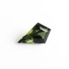 1.33 Carat Green Step Cut Kite Sapphire