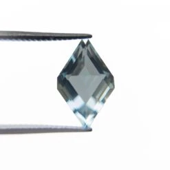 2.37 Carat Light Blue Step Cut Lozenge Aquamarine 3 2.37 Carat Light Blue Step Cut Lozenge Aquamarine -Point No Point Studio Store APC 3846