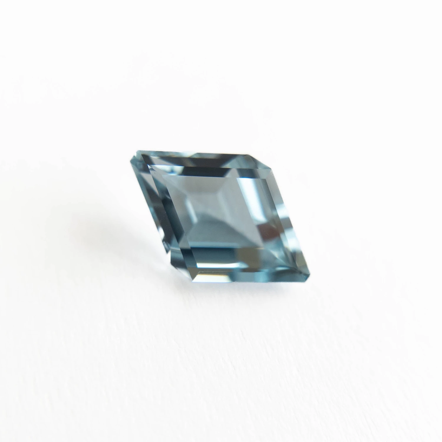 2.37 Carat Light Blue Step Cut Lozenge Aquamarine 1 2.37 Carat Light Blue Step Cut Lozenge Aquamarine