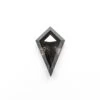 1.08 Carat Smokey Black Double Cut Kite Diamond