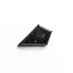 1.08 Carat Smokey Black Double Cut Kite Diamond -Point No Point Studio Store APC 6788