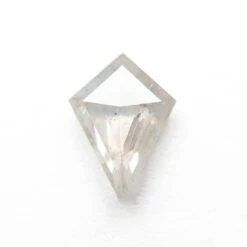 1.21 Carat Icy White Double Cut Kite Diamond