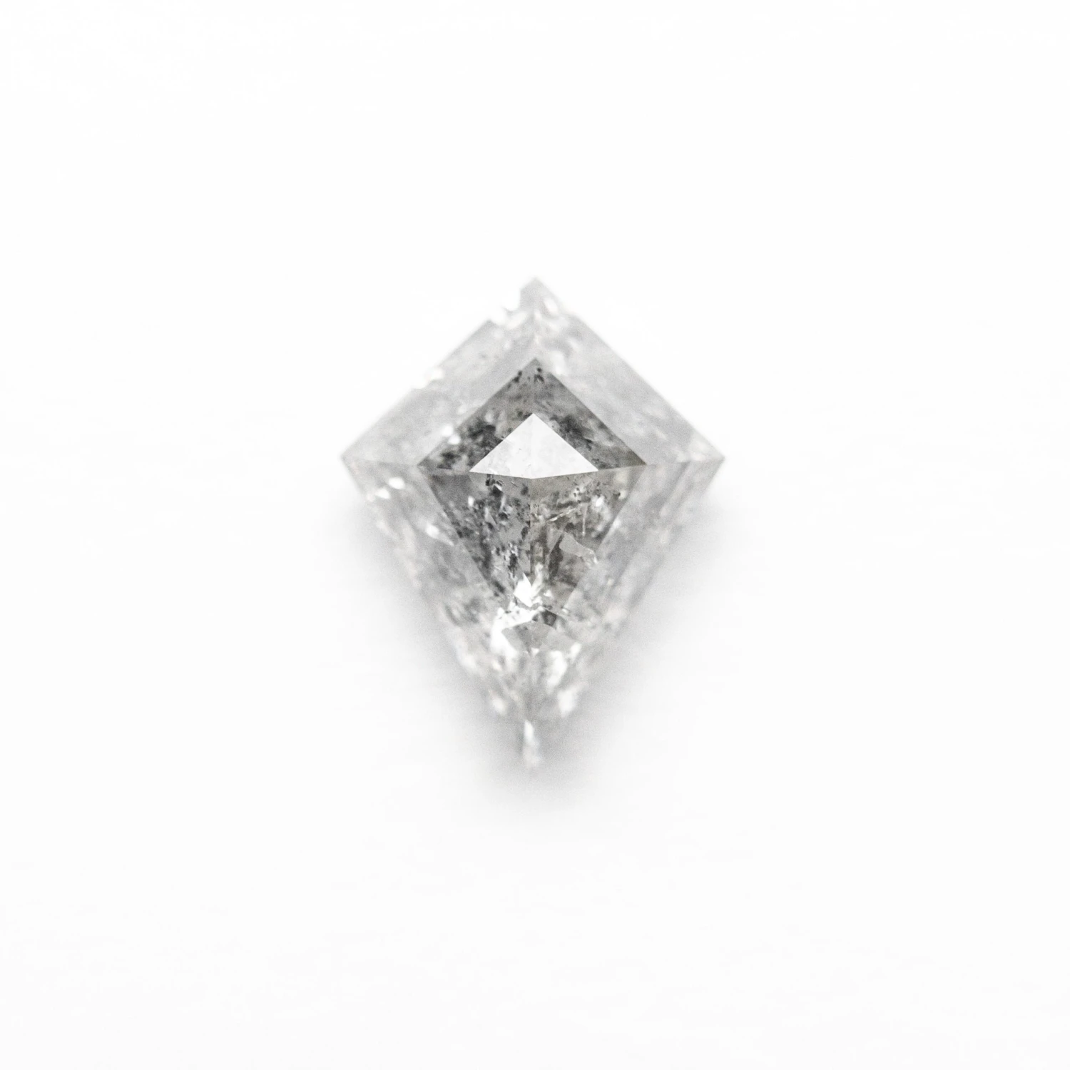 1.11 CARAT CANADIAN SALT AND PEPPER DOUBLE CUT KITE DIAMOND 1 1.11 CARAT CANADIAN SALT AND PEPPER DOUBLE CUT KITE DIAMOND