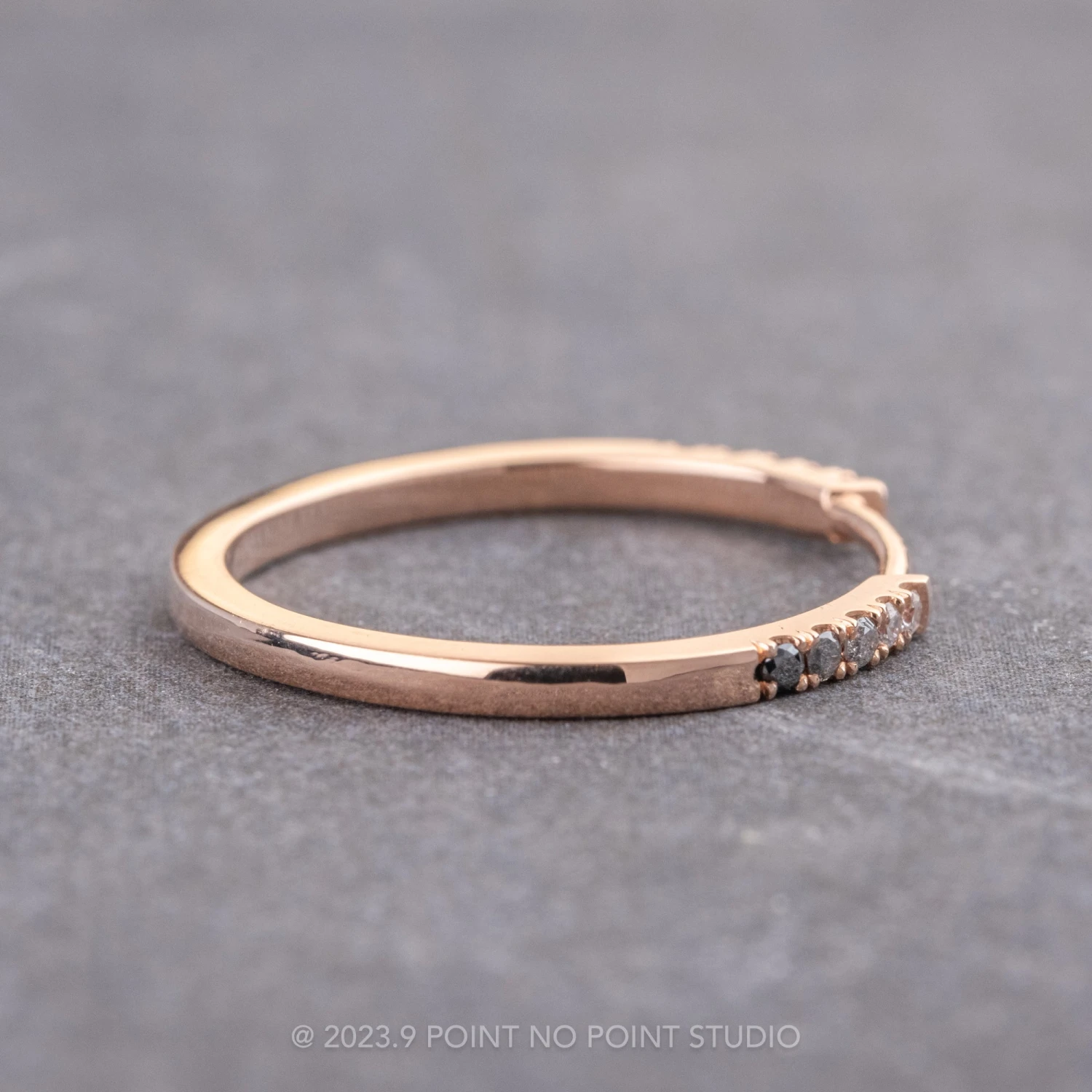 5 Ombre Diamond Harper Cuff, 14K Rose Gold 5 5 Ombre Diamond Harper Cuff, 14K Rose Gold - Image 5