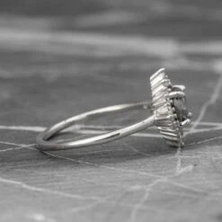 1.19 Carat Salt And Pepper Diamond Engagement Ring, Cosette Setting, Platinum 18 1.19 Carat Salt And Pepper Diamond Engagement Ring, Cosette Setting, Platinum -Point No Point Studio Store Cosette CWG 11e02511 2227 4475 8d37 bb428568c35a