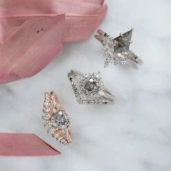 1.19 Carat Salt And Pepper Diamond Engagement Ring, Cosette Setting, Platinum 13 1.19 Carat Salt And Pepper Diamond Engagement Ring, Cosette Setting, Platinum -Point No Point Studio Store Cosette HWG 7274cad1 c55e 47ba af5b 162461ca91e8