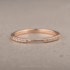 5 Diamond Harper Cuff, 14k Peach Gold
