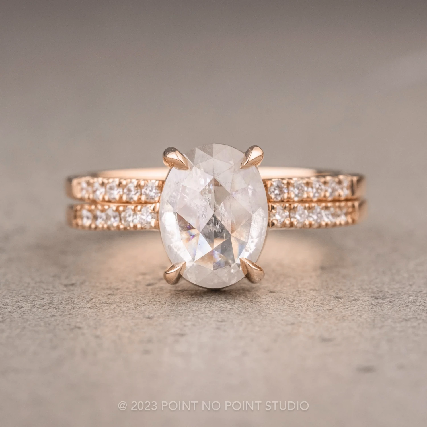 5 Diamond Harper Cuff, 14k Peach Gold 3 5 Diamond Harper Cuff, 14k Peach Gold - Image 3