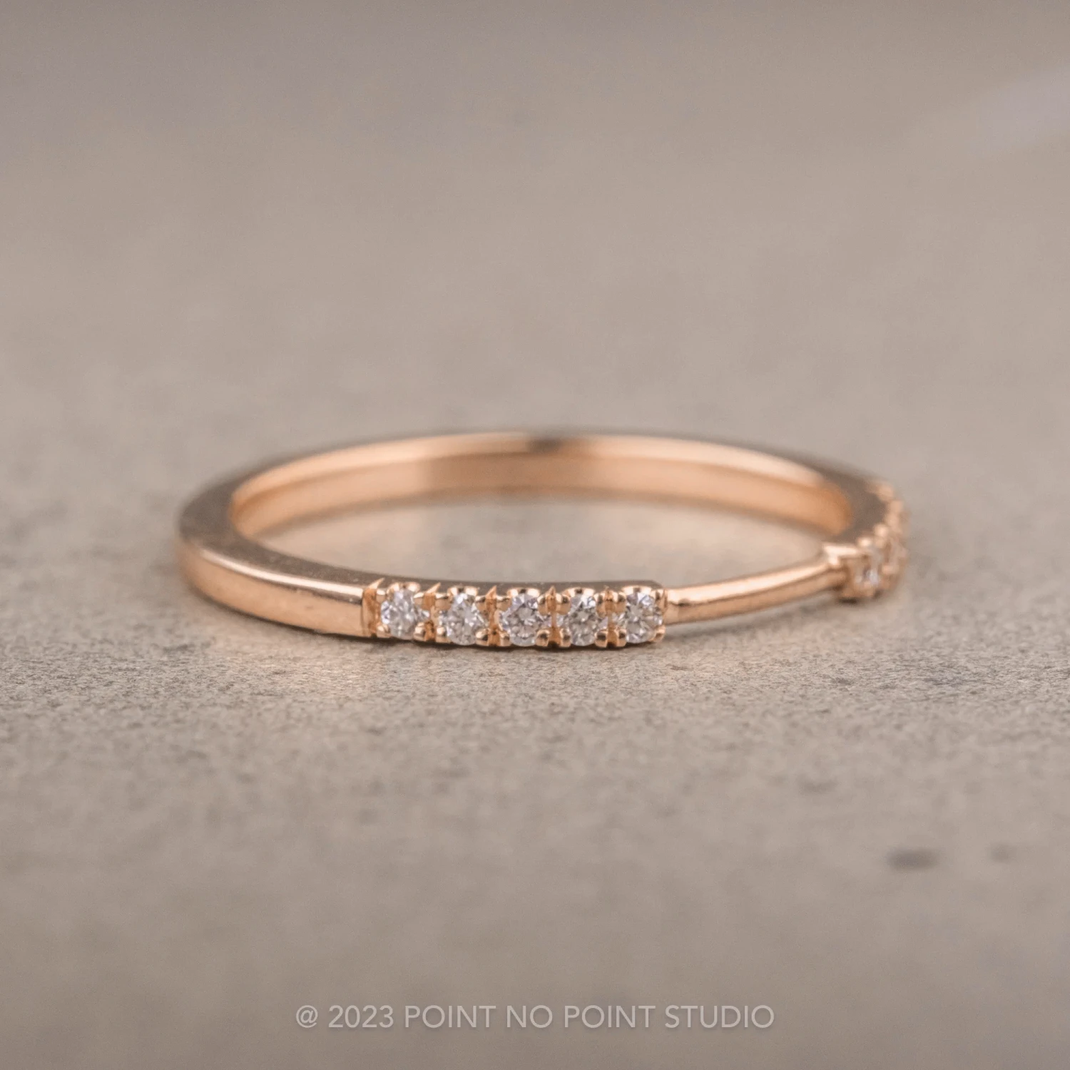 5 Diamond Harper Cuff, 14k Peach Gold 4 5 Diamond Harper Cuff, 14k Peach Gold - Image 4