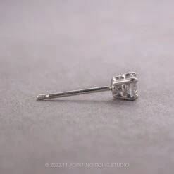 Salt & Pepper Diamond Studs, Platinum 5 Salt & Pepper Diamond Studs, Platinum -Point No Point Studio Store EARRING2 3 d15b78fe e9b7 489b a796 25ba2efd6a26