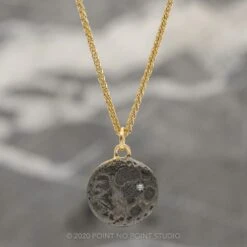 Moon Phase With Gemstones Yellow Gold -Point No Point Studio Store MOON NEWYG ff924f62 b3dc 4402 8e39 088a221a42fc