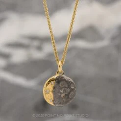 Moon Phase With Diamonds Yellow Gold -Point No Point Studio Store MOON WANCRESYG