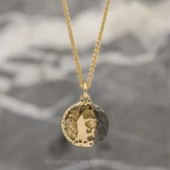 Moon Phase With Gemstones Yellow Gold -Point No Point Studio Store MOON WANGIBYG 38362def 6874 4f46 ad7d 4f35c5b9f05f