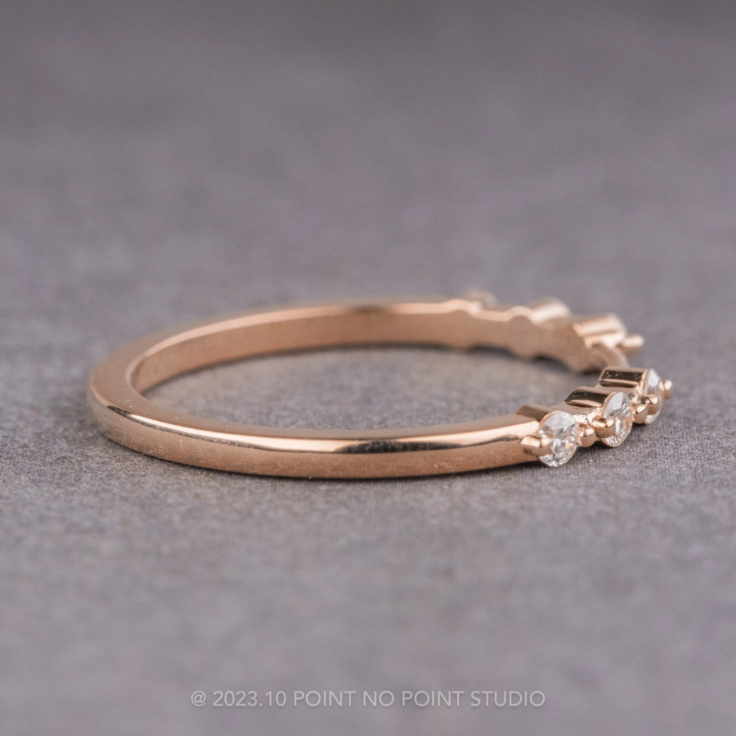 3 Diamond Nova Cuff, 14K Rose Gold 4 3 Diamond Nova Cuff, 14K Rose Gold - Image 4