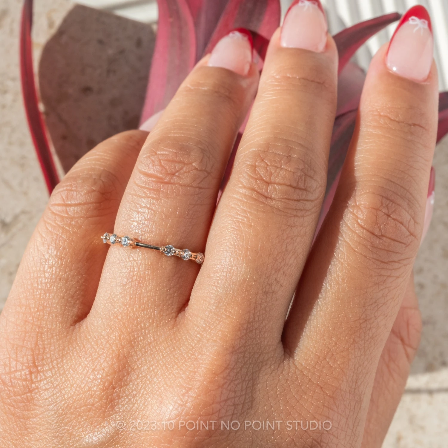 3 Diamond Nova Cuff, 14K Rose Gold 2 3 Diamond Nova Cuff, 14K Rose Gold - Image 2