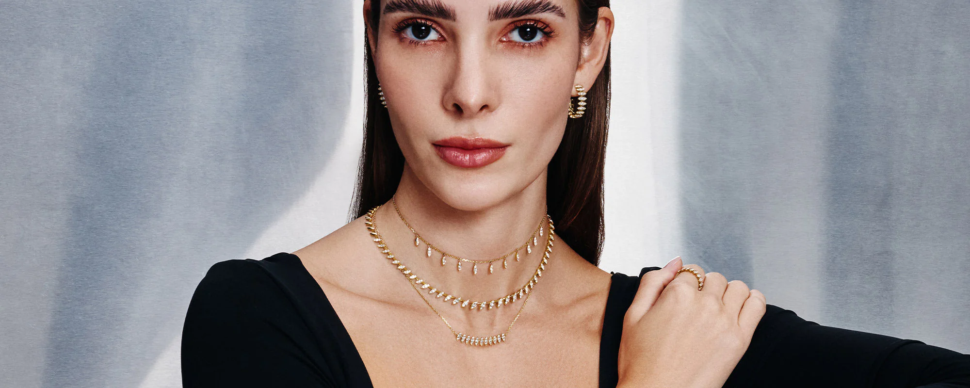 Point No Point Studio Store -Point No Point Studio Store Product Type Banner Necklace B