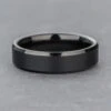 6mm Men's Tungsten Ring With Polished Beveled Edge