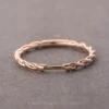 Rope Cuff Wedding Band, 14k Rose Gold