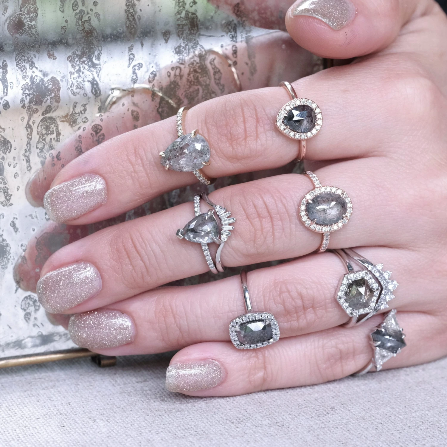 Wren Diamond Wedding Band, Platinum 4 Wren Diamond Wedding Band, Platinum - Image 4