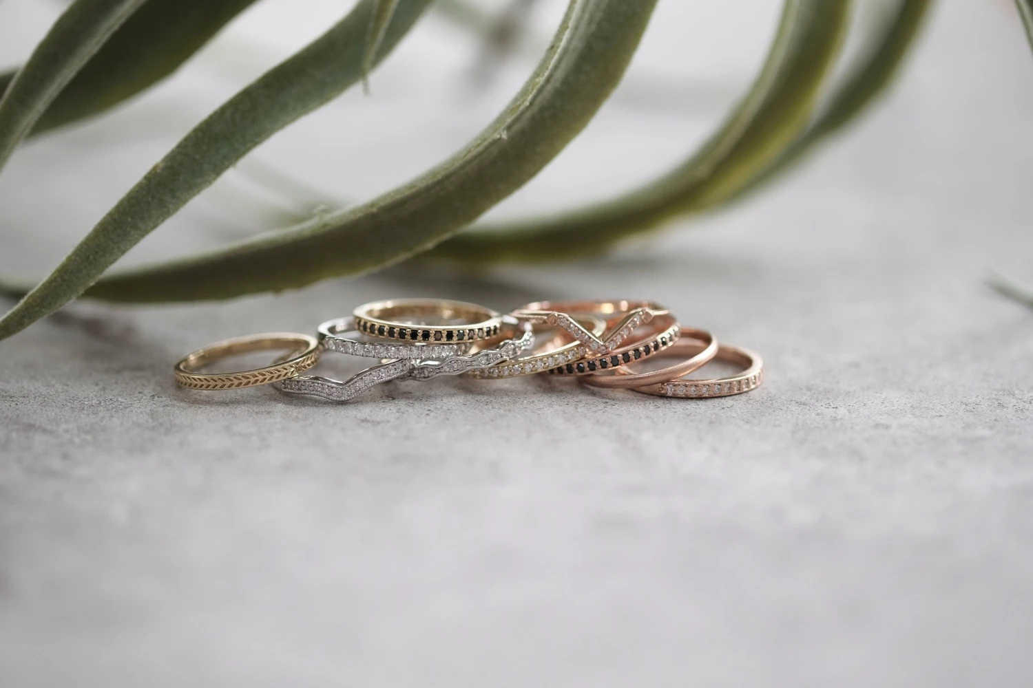 Eco Friendly Chevron Wedding Band, 14K Rose Gold 5 Eco Friendly Chevron Wedding Band, 14K Rose Gold - Image 5