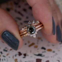 Small Etta Diamond Contour Band, 14k Rose Gold -Point No Point Studio Store SFPH8330 5850d8cf e6a2 478a 9016 d2a24e03aa96