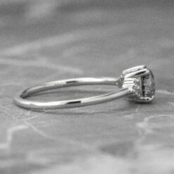 1 Carat Salt And Pepper Diamond Engagement Ring, Quinn Setting, 14K White Gold 10 1 Carat Salt And Pepper Diamond Engagement Ring, Quinn Setting, 14K White Gold -Point No Point Studio Store SFPH8962 7e1e3244 07e3 4002 8525 816daa91e93c