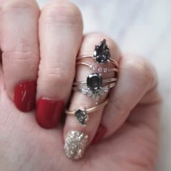 Petite Catherine Diamond Wedding Band, 14k Rose Gold 22 Petite Catherine Diamond Wedding Band, 14k Rose Gold -Point No Point Studio Store SFPH9652 1080x 7926d782 9958 4251 b377 5dddad90f3dd