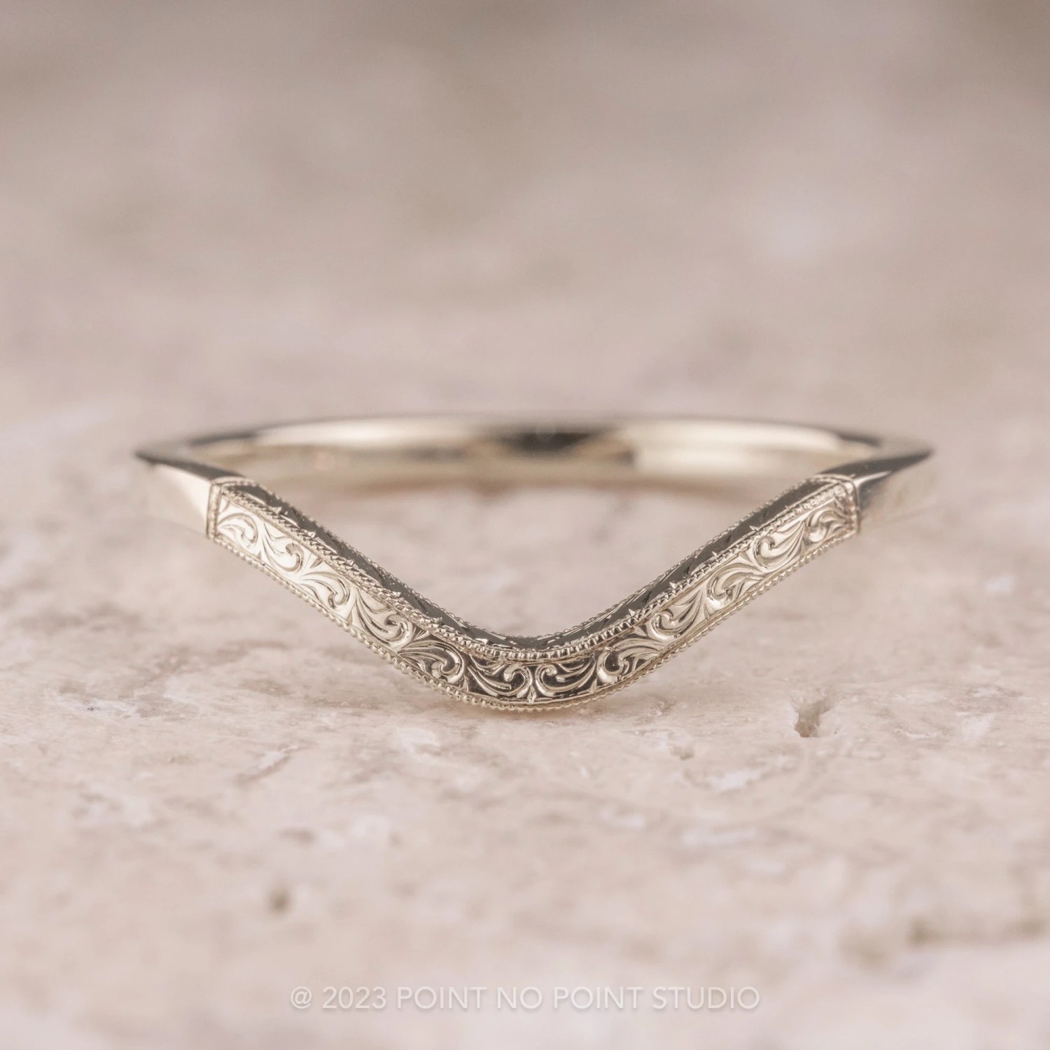 Vintage Classic Contour Wedding Band, Platinum 1 Vintage Classic Contour Wedding Band, Platinum