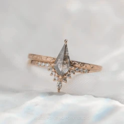 Vintage Harper Cuff Wedding Band, 14k Peach Gold -Point No Point Studio Store VINTHARP LIFESTYLE