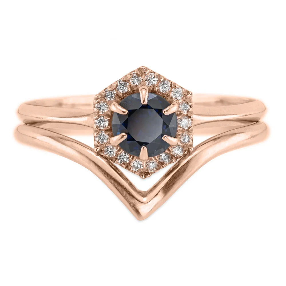 Square Vivian Wedding Band, 14k Yellow Gold 13 Square Vivian Wedding Band, 14k Yellow Gold - Image 13