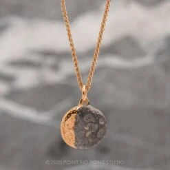 Moon Phase With No Stones Rose Gold -Point No Point Studio Store WANC NOSTONE RG