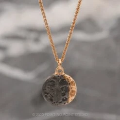 Moon Phase With No Stones Rose Gold -Point No Point Studio Store WAXC NOSTONES RG