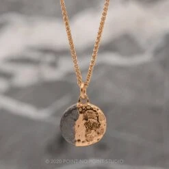 Moon Phase With No Stones Rose Gold -Point No Point Studio Store WAXG NOSTONE RG