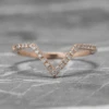 X-Large Diamond Victoria Band, 14K Peach Gold