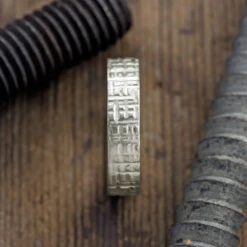 6mm, Comfort Fit, 14k White Gold Mens Wedding Band, Textured Matte 6 6mm, Comfort Fit, 14k White Gold Mens Wedding Band, Textured Matte -Point No Point Studio Store il fullxfull.1021208169 otkc 585b51e8 f116 41e4 bb2b cff6dc5666d0